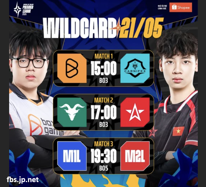 LỊCH THI ĐẤU WILDCARD APL 2026 NGÀY 21/05 16 Screenshot 2026 05 21 135635
