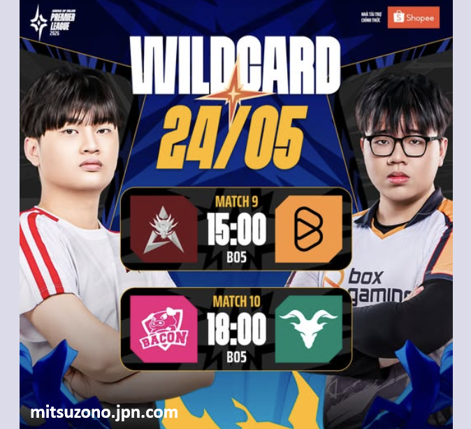 TRỰC TIẾP WILDCARD APL 2026 NGÀY 24/05 13 Screenshot 2026 05 24 144542